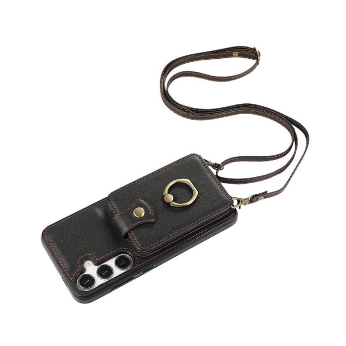 OEM - Mobilfodral för Samsung Galaxy S26 Plus Ringhållare Kickstand TPU - Svart