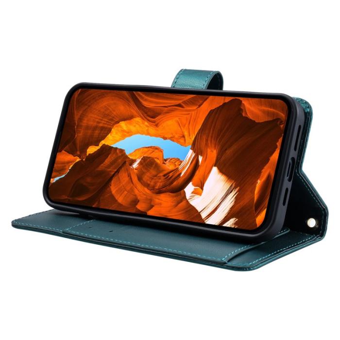 OEM - Plånboksfodral för Samsung Galaxy S26 Plus Ringhållare Ställ - Grön