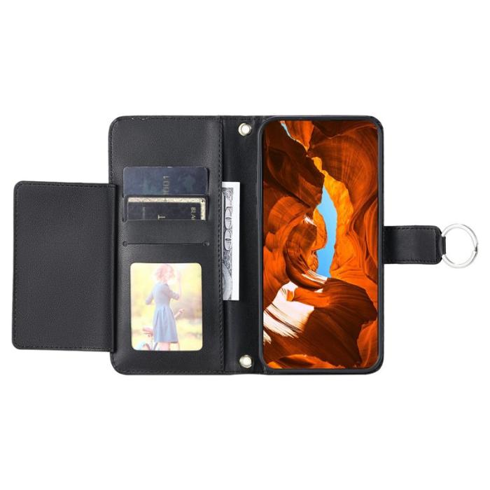 OEM - Plånboksfodral för Samsung Galaxy S26 Plus Ringhållare Stativ - Svart