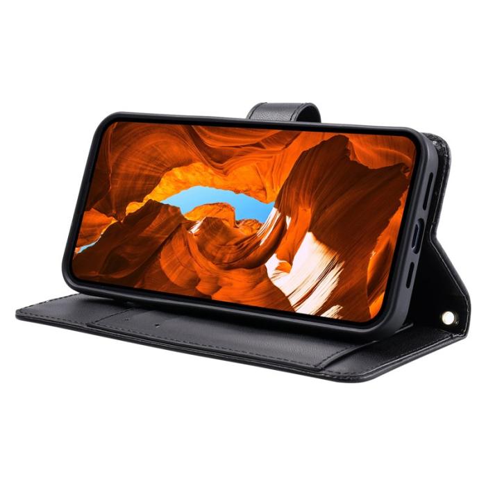 OEM - Plånboksfodral för Samsung Galaxy S26 Plus Ringhållare Stativ - Svart