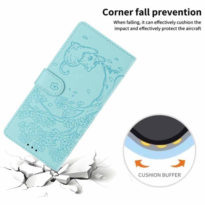 OEM - Plånboksfodral för Samsung Galaxy S26 Plus Ställfunktion Konstläder - Ljusgrön