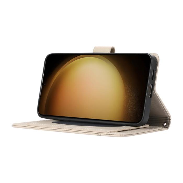 OEM - Mobilfodral för Samsung Galaxy S26 Plus TKonstläder - Beige