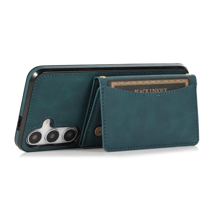 OEM - Plånboksfodral för Samsung Galaxy S26 Plus Tri-Fold Kickstand PU - Blå