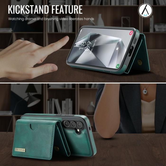 DG.MING - DG.Ming Plånboksfodral för Samsung Galaxy S26 RFID Blocking - Grön