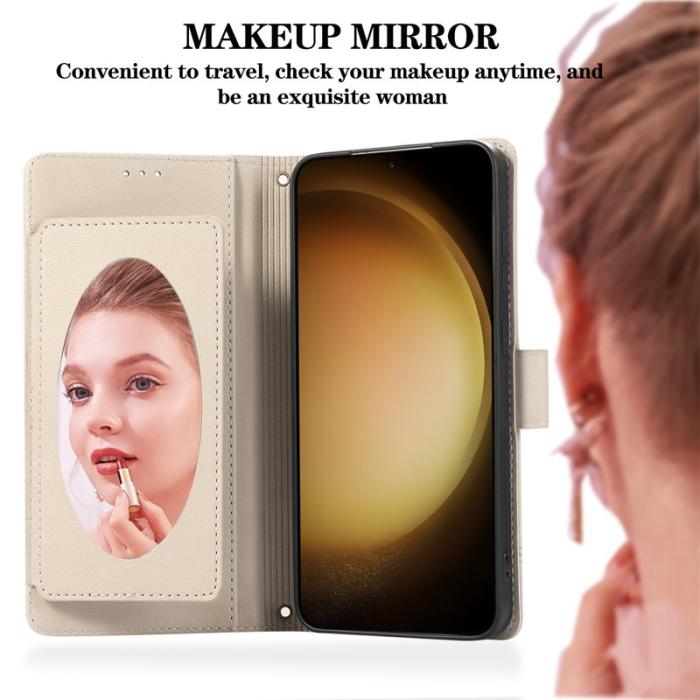 OEM - Mobilfodral för Samsung Galaxy S26 TPU Konstläder - Beige