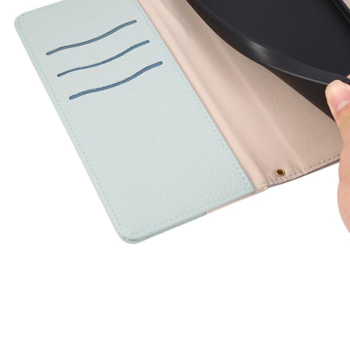 OEM - Plånboksfodral för Samsung Galaxy S26 TPU + Konstläder - Grön