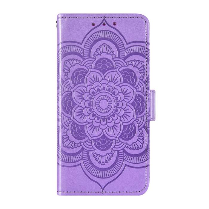 OEM - Plånboksfodral för Samsung Galaxy S26 TKonstläder med handledsrem - Lila