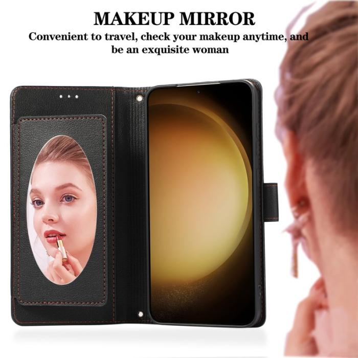 OEM - Mobilfodral för Samsung Galaxy S26 TPU Konstläder - Svart