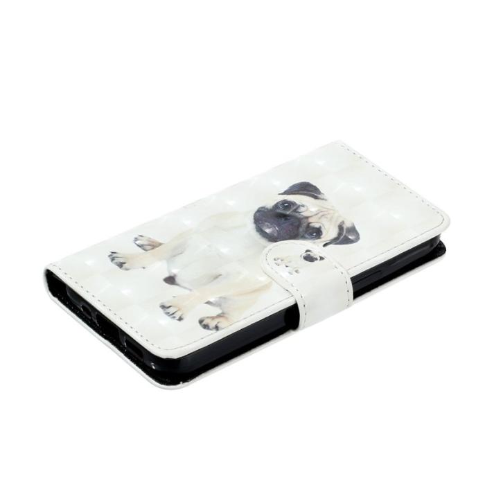 OEM - Plånboksfodral för Samsung Galaxy S26 Ultra 3D-mönster Konstläder - Hund