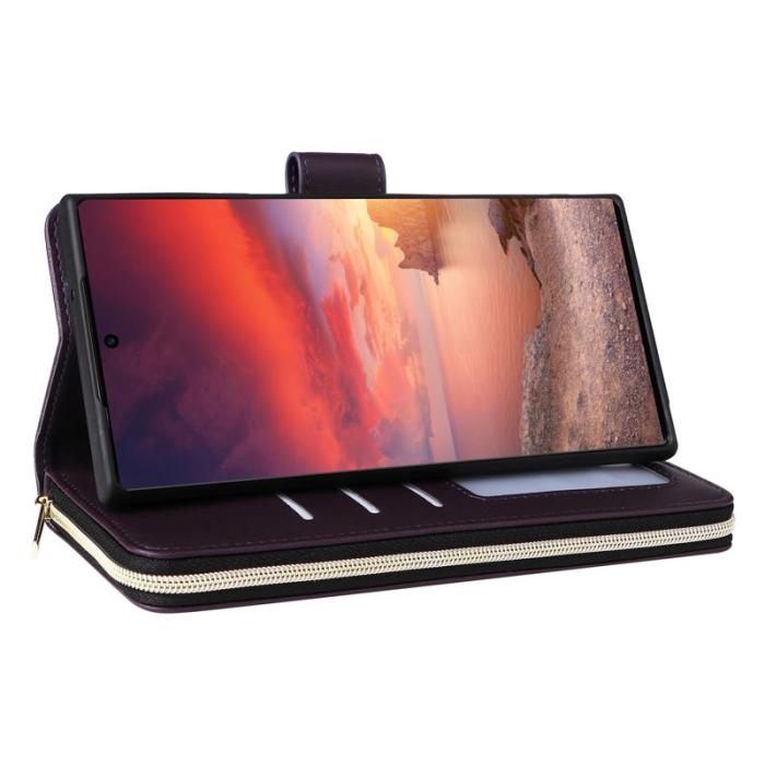 OEM - Mobilfodral för Samsung Galaxy S26 Ultra 9 Kortfack - Mörklila