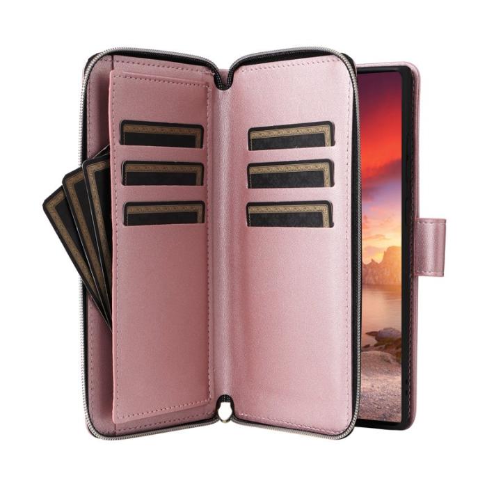 OEM - Mobilfodral för Samsung Galaxy S26 Ultra 9 Kortfack - Roséguld