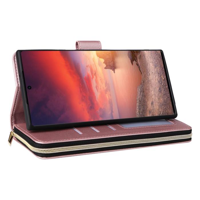 OEM - Mobilfodral för Samsung Galaxy S26 Ultra 9 Kortfack - Roséguld