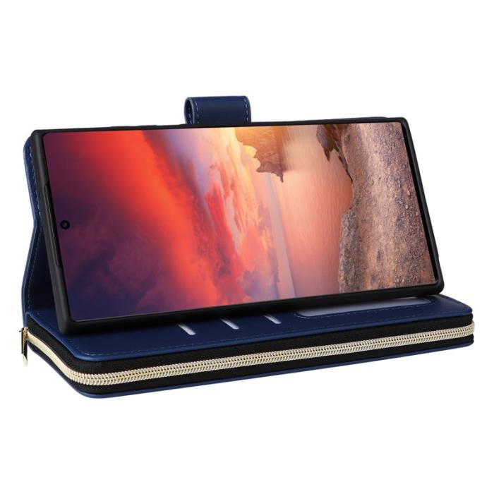 OEM - Mobilfodral för Samsung Galaxy S26 Ultra 9 Kortplatser - Blå