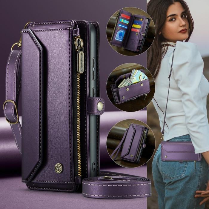 Caseme - CaseMe Mobilfodral för Samsung Galaxy S26 Ultra Konstläder 10 kortfack - Lila