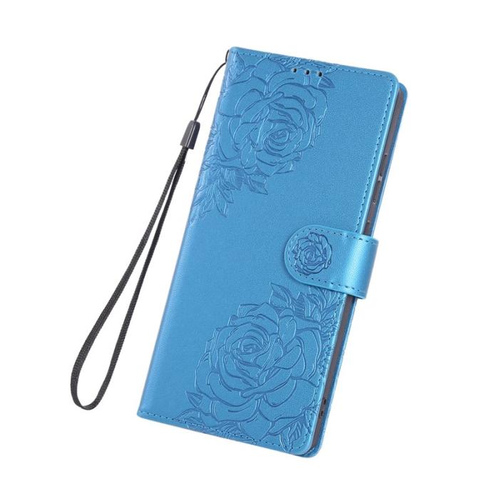 OEM - Plånboksfodral för Samsung Galaxy S26 Ultra Konstläder 3 kortfack - Blå