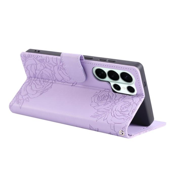 OEM - Plånboksfodral för Samsung Galaxy S26 Ultra Konstläder 3 kortfack - Ljuslila