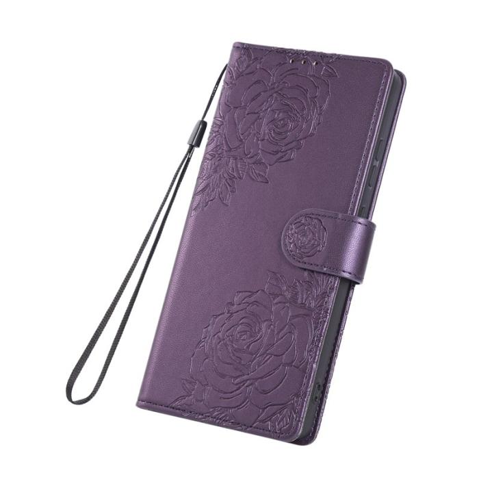 OEM - Plånboksfodral för Samsung Galaxy S26 Ultra Konstläder 3 kortfack - Mörklila