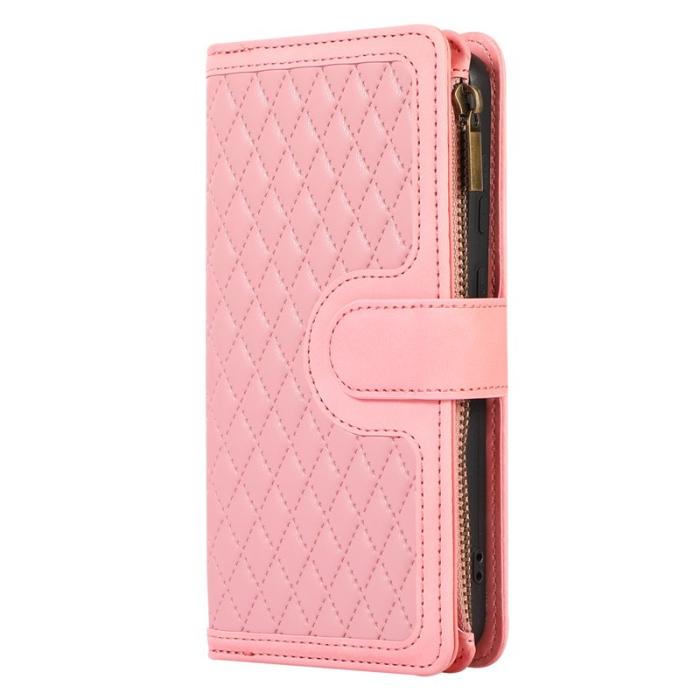 OEM - Mobilfodral för Samsung Galaxy S26 Ultra Konstläder 9 kortfack - Roséguld