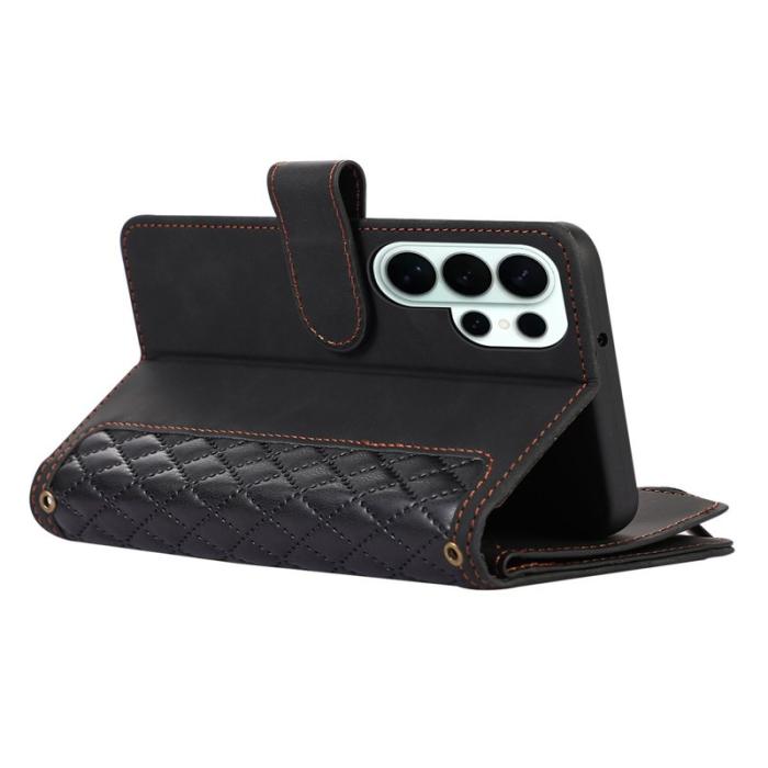 OEM - Mobilfodral för Samsung Galaxy S26 Ultra Konstläder 9 kortfack - Svart