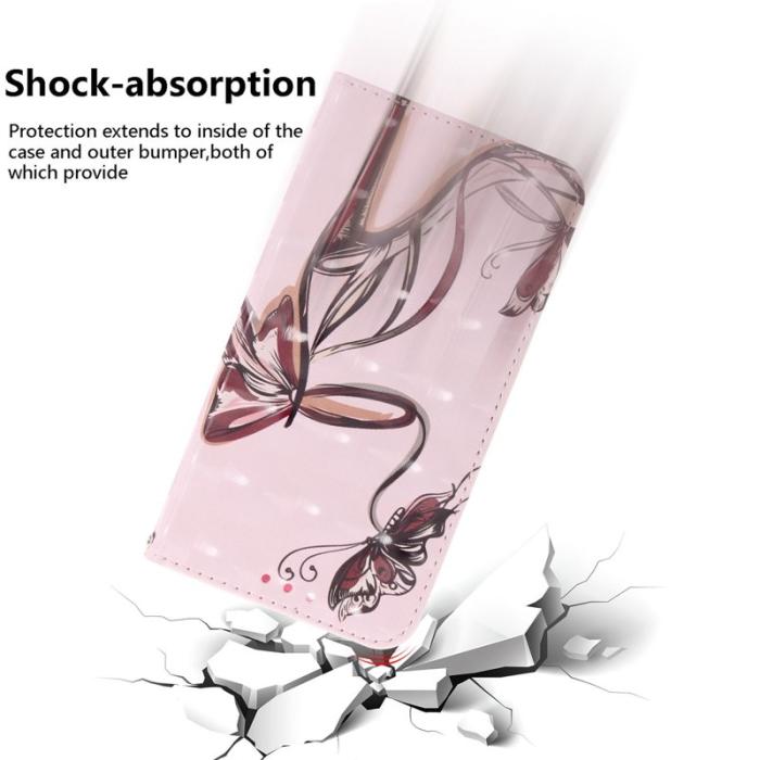 OEM - Plånboksfodral för Samsung Galaxy S26 Ultra Konstläder - Fjäril högklackat