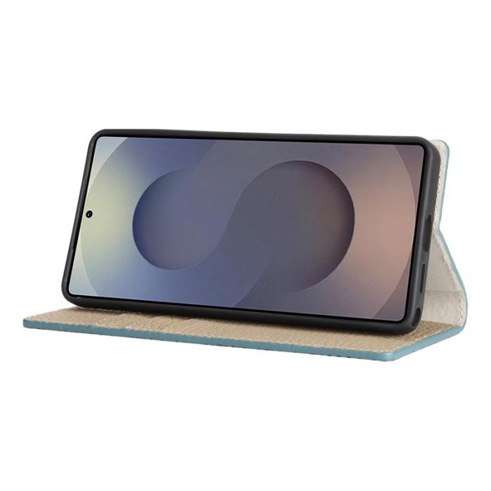 OEM - Plånboksfodral för Samsung Galaxy S26 Ultra Äkta läder - Ljusblå