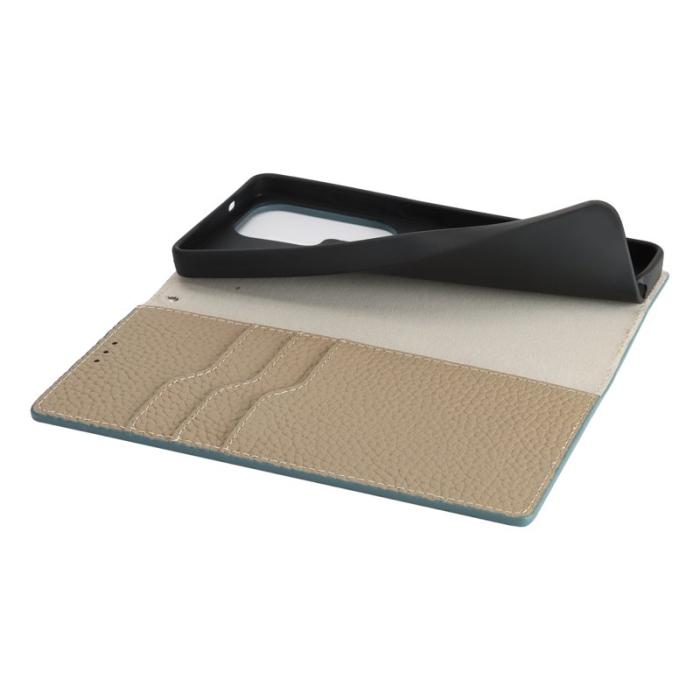 OEM - Plånboksfodral för Samsung Galaxy S26 Ultra Äkta läder - Ljusblå