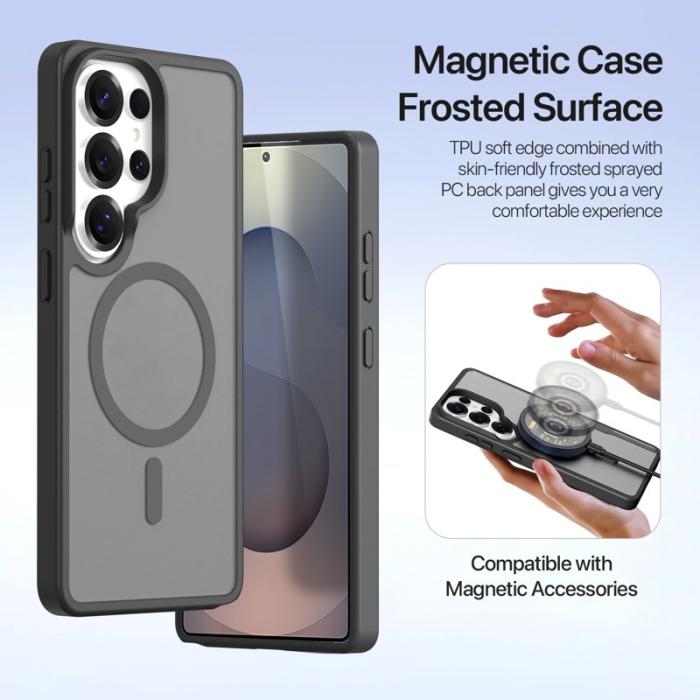 Dux Ducis - Dux Ducis Plånboksfodral för Samsung Galaxy S26 Ultra Äkta läder Svart