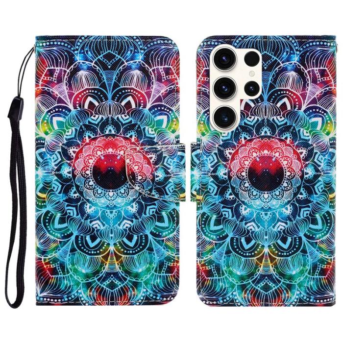OEM - Mobilfodral för Samsung Galaxy S26 Ultra Konstläder - Mandala