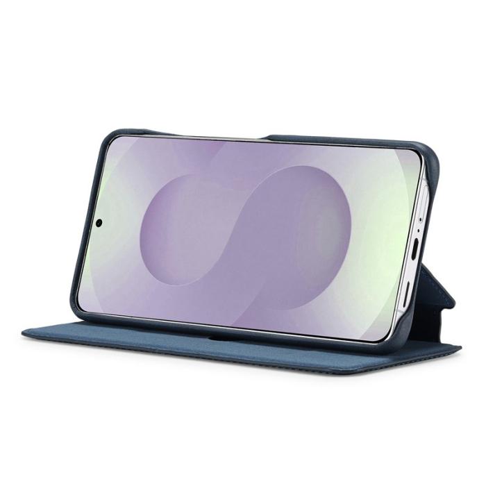 LC.imeeke - LC.IMEEKE Mobilfodral för Samsung Galaxy S26 Ultra Konstläder med kortfack - Blå