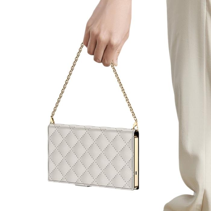 GKK - GKK Mobilfodral för Samsung Galaxy S26 Ultra Konstläder med kortfack - Orange