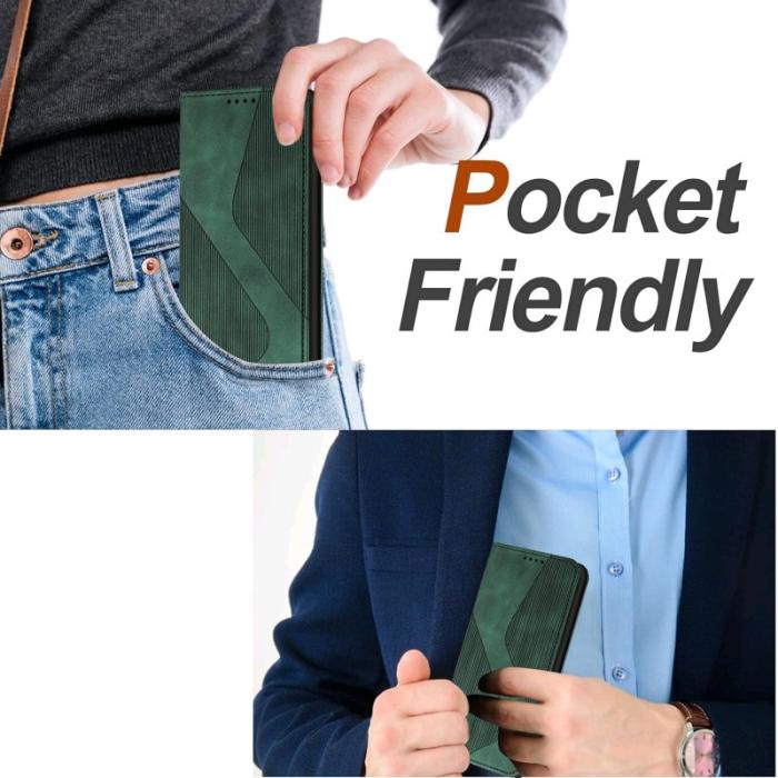 OEM - Plånboksfodral för Samsung Galaxy S26 Ultra Konstläder med ställ - Grön