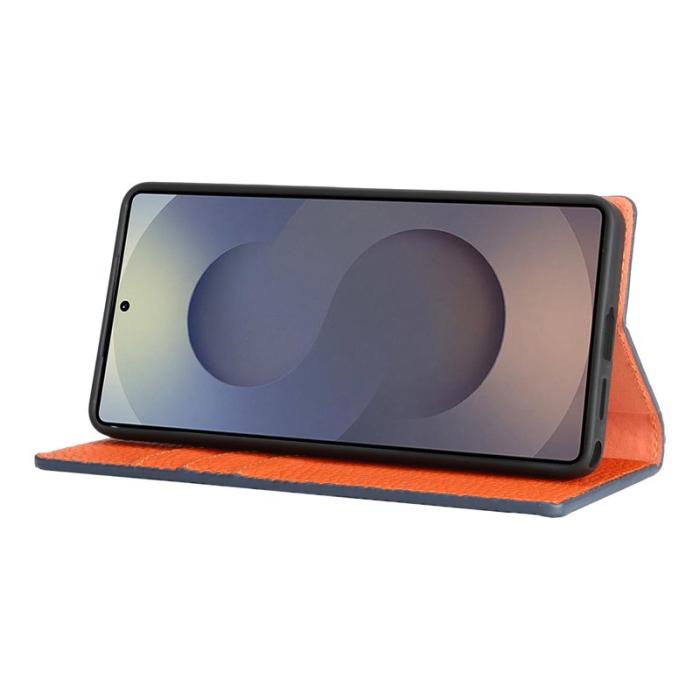 OEM - Plånboksfodral för Samsung Galaxy S26 Ultra Äkta läder - Mörkblå