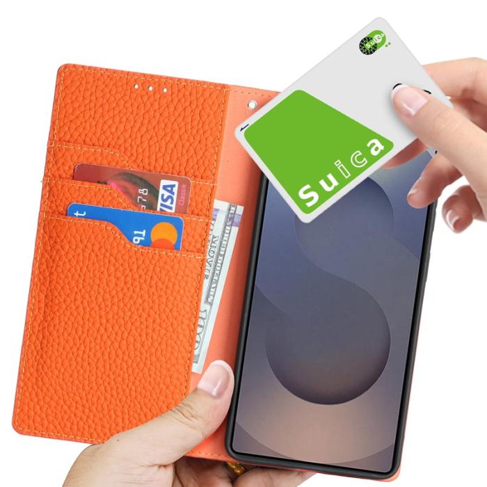 OEM - Plånboksfodral för Samsung Galaxy S26 Ultra Äkta läder - Mörkblå