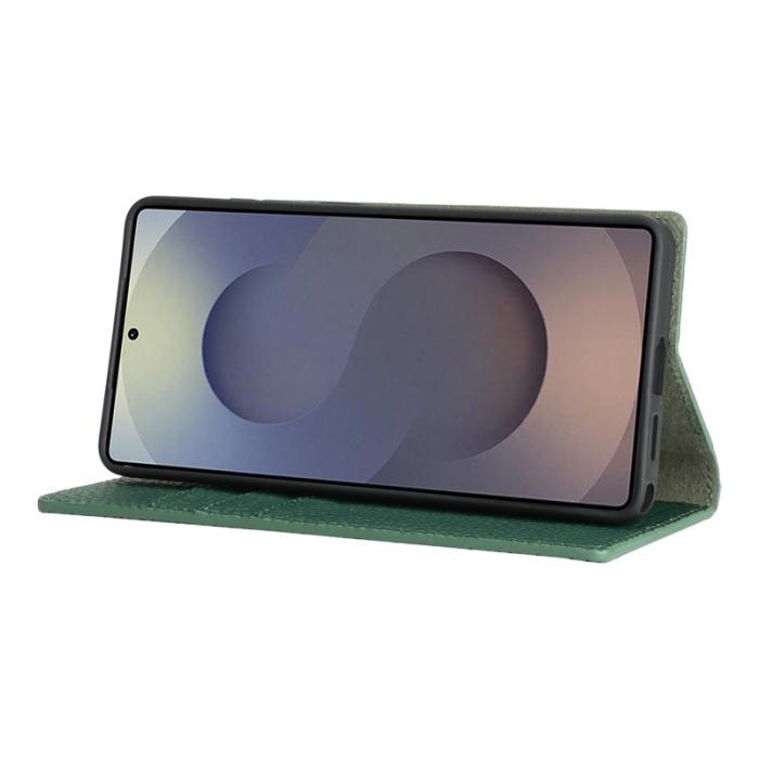 OEM - Plånboksfodral för Samsung Galaxy S26 Ultra Äkta läder - Mörkgrön