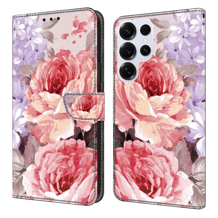 OEM - Plånboksfodral för Samsung Galaxy S26 Ultra Konstläder - Mörkrosa