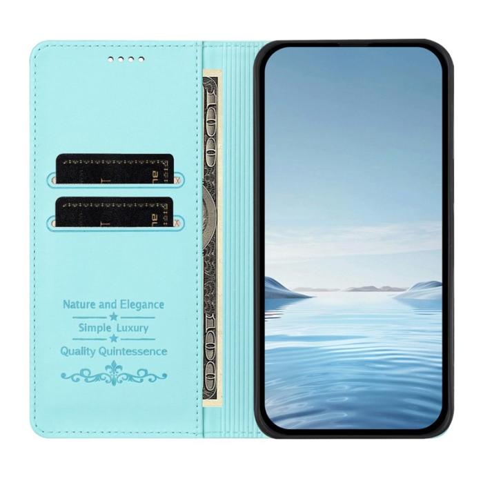 OEM - Plånboksfodral för Samsung Galaxy S26 Ultra Konstläder RFID - Mintgrön