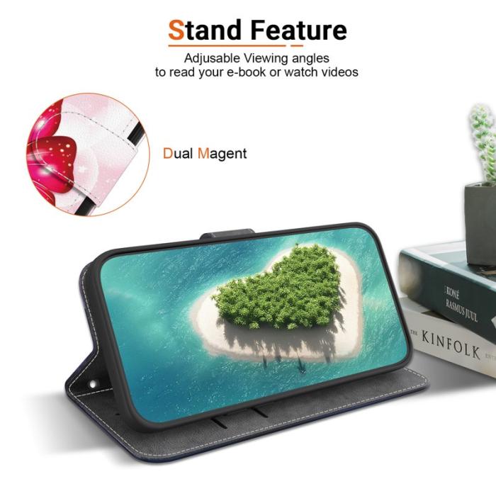 OEM - Plånboksfodral för Samsung Galaxy S26 Ultra Konstläder - Rosa fjäril