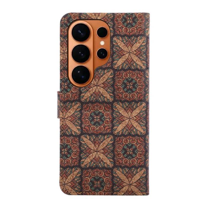 OEM - Plånboksfodral för Samsung Galaxy S26 Ultra Konstläder Ställ - Hjärtan