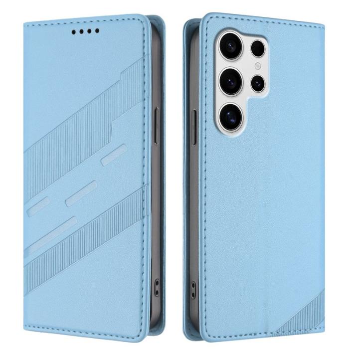 OEM - Plånboksfodral för Samsung Galaxy S26 Ultra Konstläder Ställ - Ljusblå