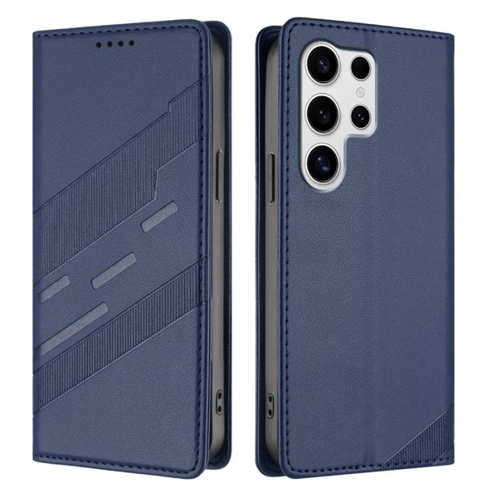 OEM - Plånboksfodral för Samsung Galaxy S26 Ultra Konstläder Ställ - Mörkblå