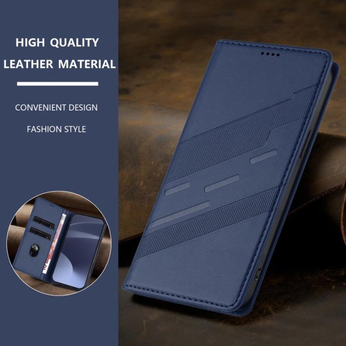 OEM - Plånboksfodral för Samsung Galaxy S26 Ultra Konstläder Ställ - Mörkblå