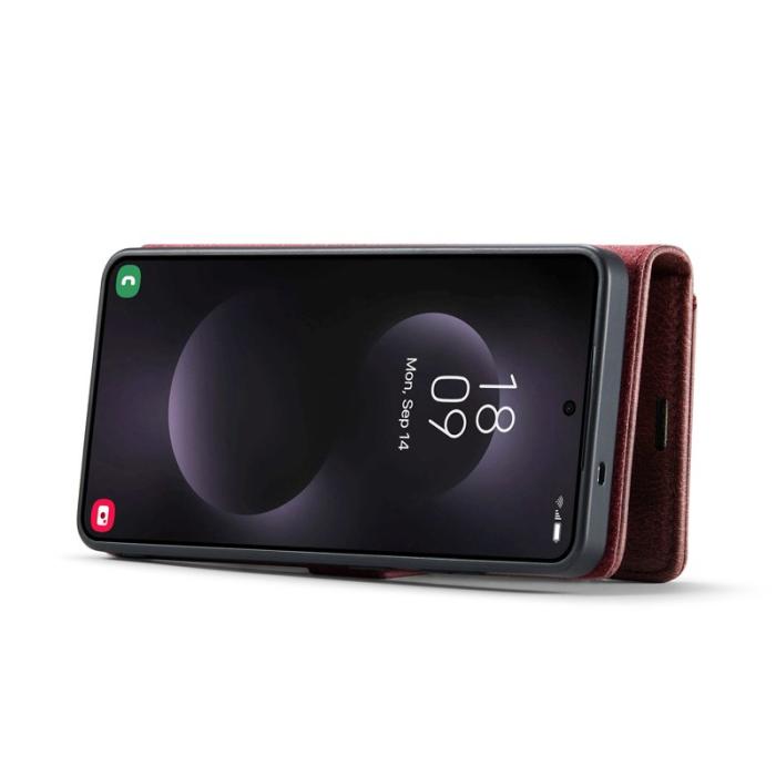 QIALINO - Qialino Plånboksfodral för Samsung Galaxy S26 Ultra Äkta läder Ställ - Svart