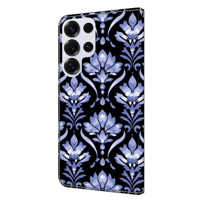 OEM - Plånboksfodral för Samsung Galaxy S26 Ultra Konstläder Stativ - Blommönster