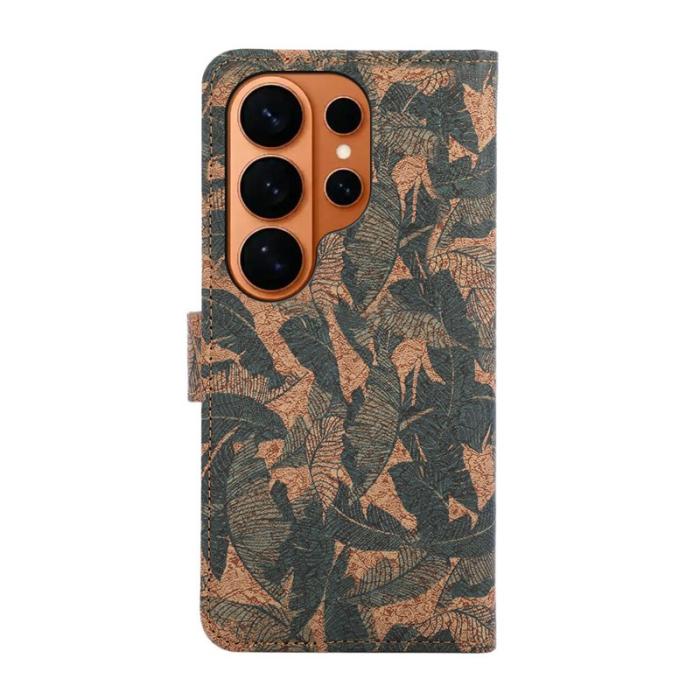 OEM - Plånboksfodral för Samsung Galaxy S26 Ultra Konstläder Stativ - Höstlöv