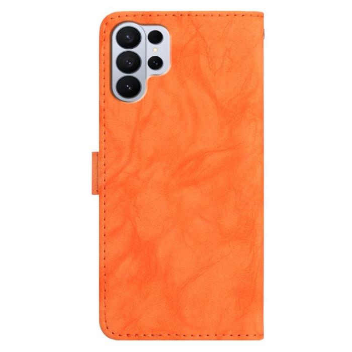 OEM - Plånboksfodral för Samsung Galaxy S26 Ultra Konstläder Stativ - Orange