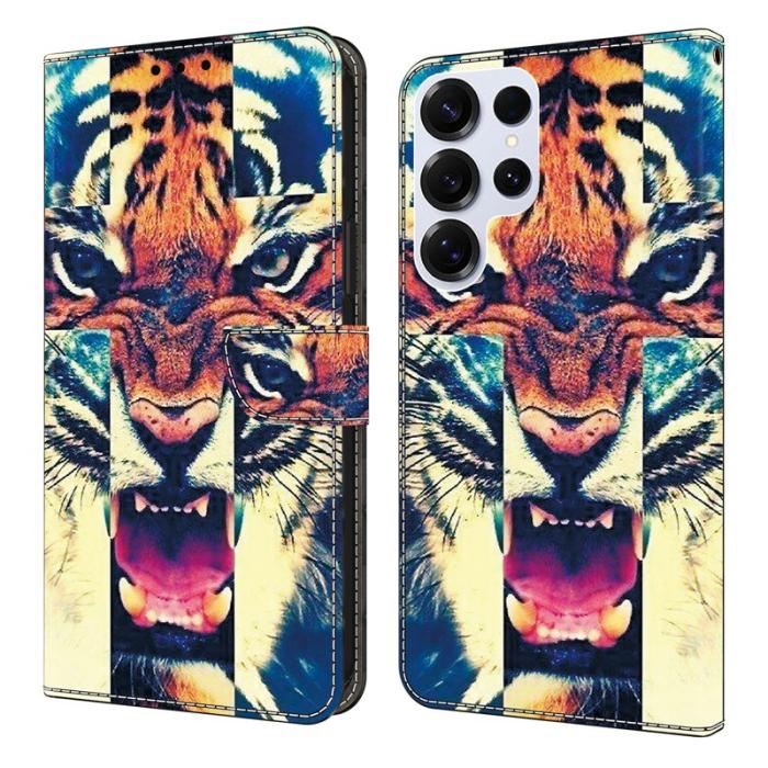 OEM - Plånboksfodral för Samsung Galaxy S26 Ultra Konstläder - Tiger