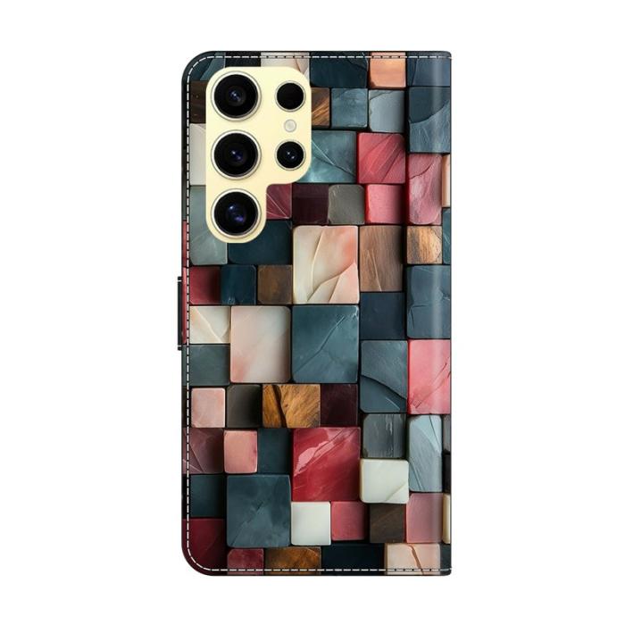 OEM - Plånboksfodral för Samsung Galaxy S26 Ultra Fällbart Ställ - Tegelmönster