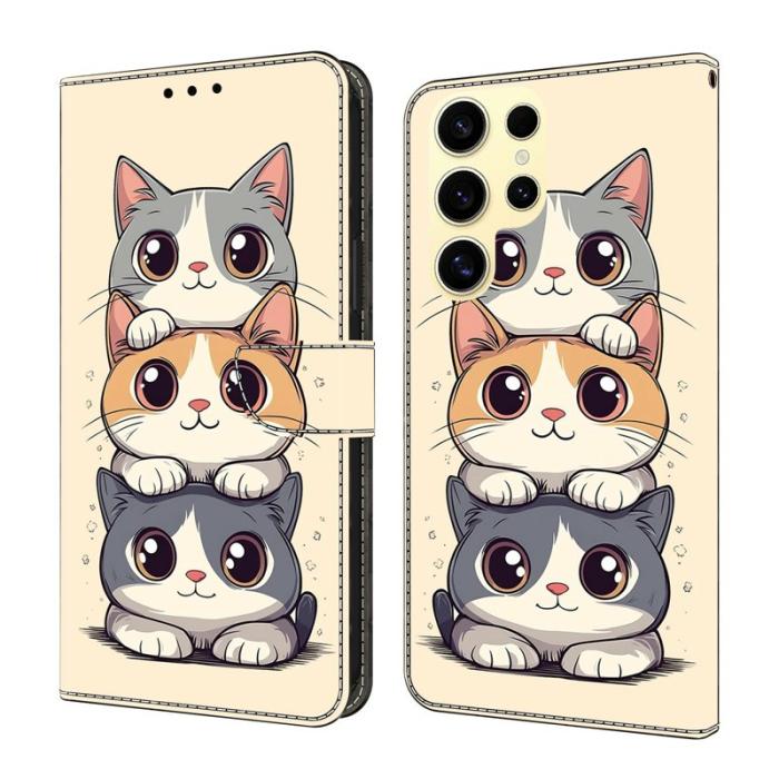 OEM - Plånboksfodral för Samsung Galaxy S26 Ultra Fällbart Ställ - Svart