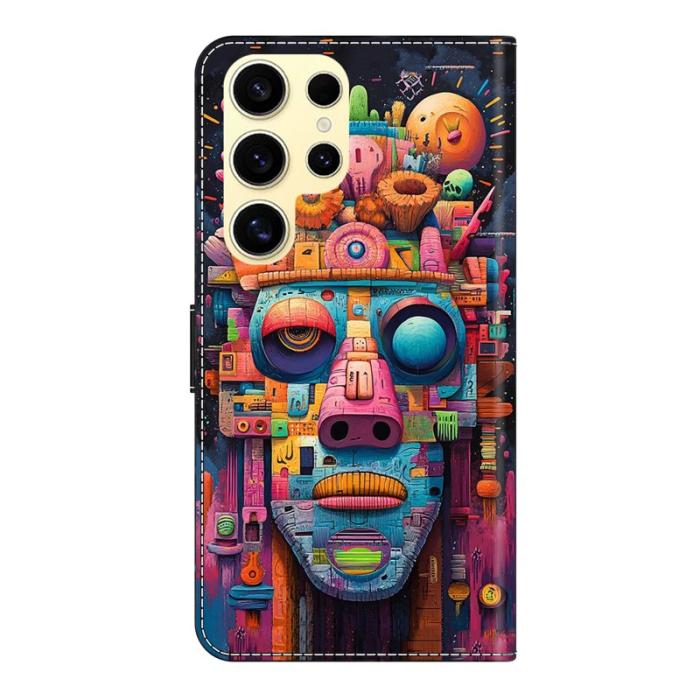 OEM - Plånboksfodral för Samsung Galaxy S26 Ultra Fällbart Stativ Konstläder Graffiti