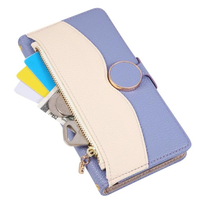 OEM - Plånboksfodral för Samsung Galaxy S26 Ultra Fodral med dragkedja TPU - Lila